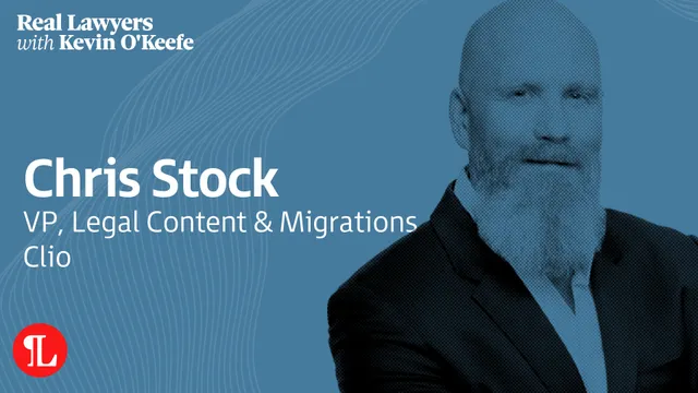 On the Podcast: Chris Stock on Clio Draft, AI Workmates and Access to Justice